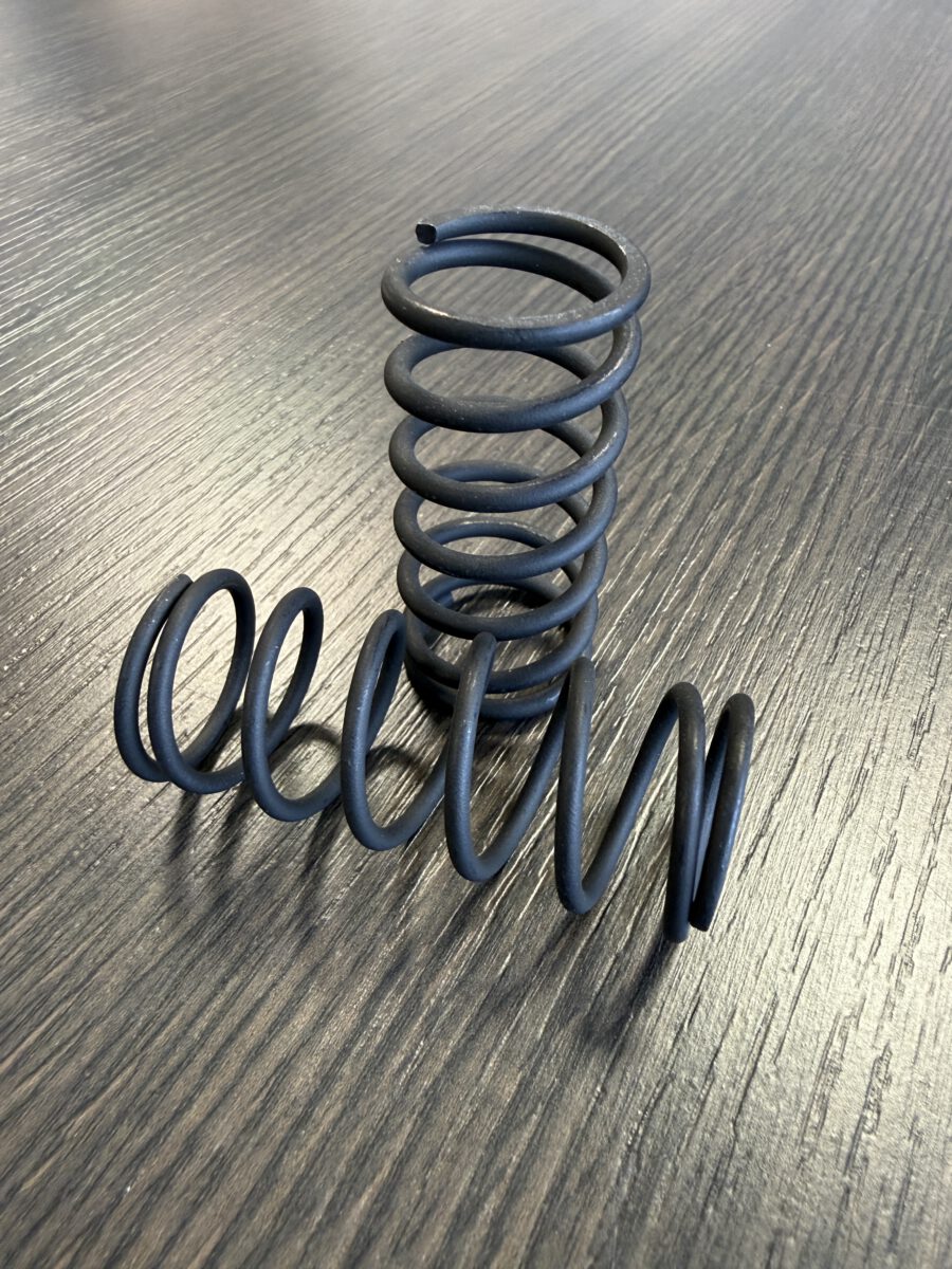 Druckfeder Zinklamelle schwarz